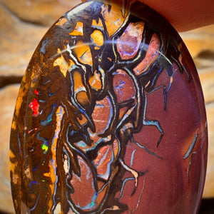 52.6cts - Top Tribal Queensland Boulder Opal from Yowah
