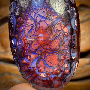 71.5cts - Tribal Queensland Boulder Opal from Yowah