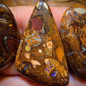 142.7cts - 3x Australian Tribal Boulder Opal’s. Wholesale Parcel
