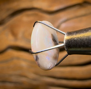 2,2 carats - Opale blanche rare d'Australie du Sud de Mintabie