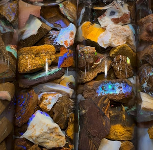 120cts Vials of Mixed Australian Opal Rough. BULK LISTING