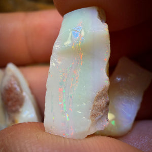 🔨 AUCTION 🔨 44.5cts - 5x South Australian White Opal Rough Parcel