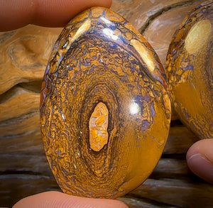 282.9cts - Tribal Queensland Boulder Opal Pair. Partial Crystal Centre’s!