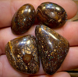 The 123.6cts - 4x Tribal Queensland Boulder Opals. Wholesale Parcel - Opal Whisperers
