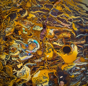 898.5cts - XLarge Tribal Queensland Boulder Opal. Polished Specimen ARTISTIC BARGAIN