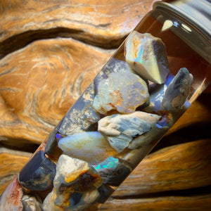 122.2cts - Lightning Ridge Opal Vial