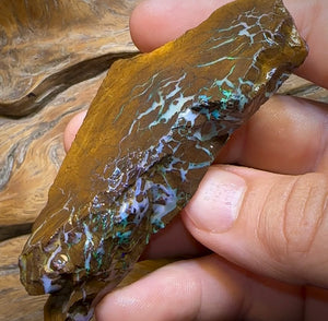 390.2cts - Australian Boulder Opal Rub - Opal Whisperers