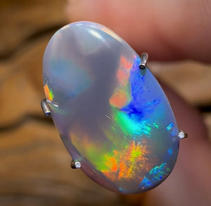 1.35cts - WOW WONT LAST “Twister” GEM Dark Opal from Lightning Ridge. Metallic Colour - Opal Whisperers