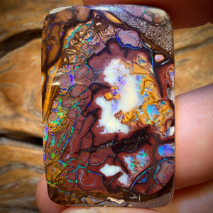 97.2cts - Large Tribal Australian Boulder Opal from Yowah