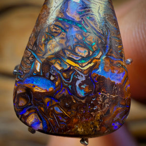 6.9 Karat - Yowah-Nuss-Stammes-Opal. Australischer Boulder-Opal
