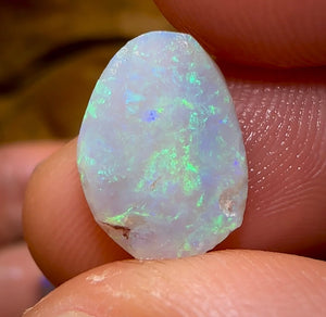 (Template) 17.9cts - 5x Lightning Ridge Light, Dark and Black Opal Rubs Parcel - Opal Whisperers