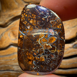 98.2cts - Queensland Boulder Opal Tribal Pattern