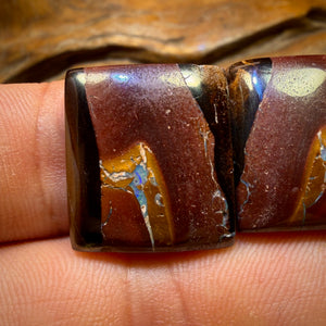 Wild card! 48.1cts - Queensland Boulder Opal Pair from Yowah