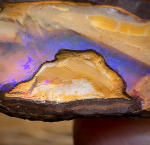 41.2cts - Yowah Nut Crystal Centre Rough Specimen