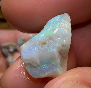 58.55cts - 11x Lightning Ridge Dark and Light Opal Rough Parcel - Opal Whisperers