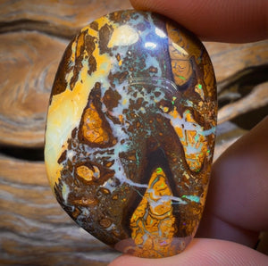 91.6cts - Australian Boulder Opal from Yowah. Double Sided