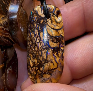 10x Drilled Yowah Boulder Opals. Bulk Wholesale Dealers Package - Opal Whisperers