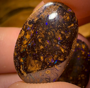 19.6cts - Tribal Queensland Boulder Opal Pair