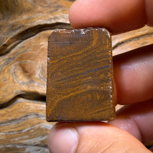 TGIF 81.9cts - Queensland Boulder Seam Opal Rough Piece. Natural Split