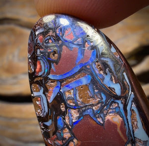 88.9cts - Tribal Australian Boulder Opal from Koroit