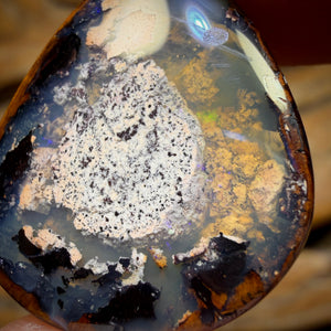 24.1cts - “Dive In Cinema”Yowah Nut Kernel Opal. Australian Boulder Opal HALF PRICE BARGAIN!
