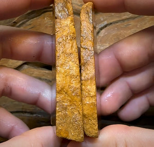 110g - Tribal Queensland Boulder Opal Rough Slab Pair - Opal Whisperers