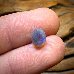 1.2cts - Lightning Ridge Semi Black Opal, Best of Black Crystal