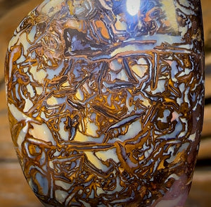 35.9cts - “Cool Concave” Tribal Queensland Boulder Opal. Double Sided!