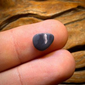 30% Off Card! 1.2cts - Black Opal from Lightning Ridge. RED ON BLACK
