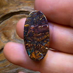 26.4cts - Tribal Queensland Boulder Opal from Yowah