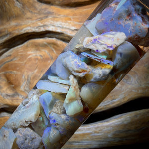 128.1cts - Lightning Ridge Opal Vial
