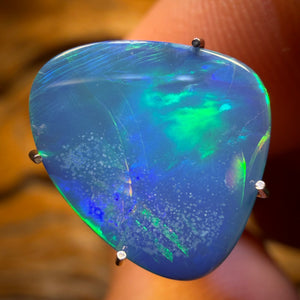 Aren’t You Glad you waited till the end Card ! 3.5cts - Australian Boulder Opal Doublet