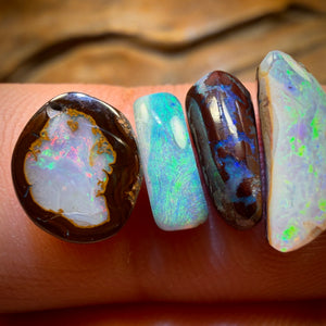 š8.3cts - 6x Australian Boulder Opalās. Wholesale Dealers Parcel