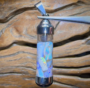 Australian Opal Time Capsule Pendant - Opal Whisperers