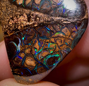 28.6cts - Yowah Nut Conglomerate Opal. Australian Opal - Opal Whisperers