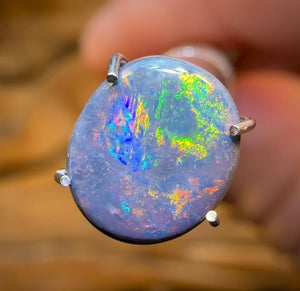 1.4cts - Australian Black Opal from Lightning Ridge. Old School Collection - Opal Whisperers