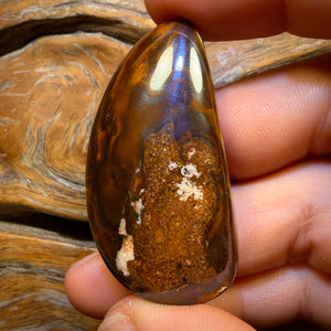 Wild Card! 119.7cts - Yowah Nut Crystal Centre Opal. Best Rockpool Pattern