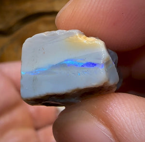 (Template) 114.2cts - 9x Lightning Ridge Dark Opal Rough Parcel - Opal Whisperers
