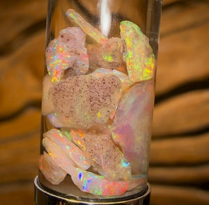 6cts - Top South Australian Opal. Xali’s Time Capsule Pendant