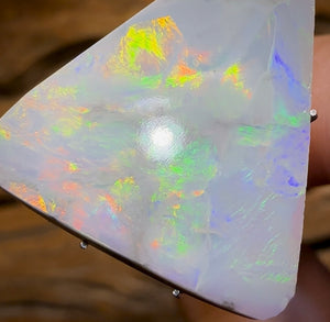 12.1cts - Dark Opal from Lightning Ridge - Opal Whisperers