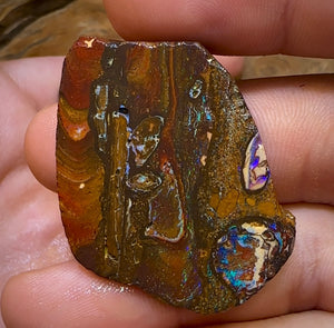 209.8cts - 3x Yowah Nut Rough Pieces. Australian Boulder Opal - Opal Whisperers