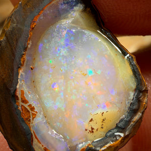 25.4cts - Yowah Nut Crystal Centre Opal Rough Piece
