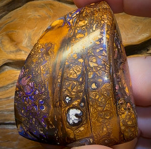 Auction Fall-Through = Your Gain! 🔥 Now More Than 50% Off RRP 🚨 465.6cts - “Tribal Drag Strip” Large Tribal Queensland Boulder Opal. Polished Specimen