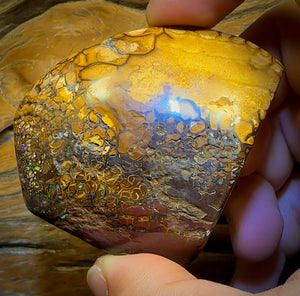 391.5cts - Large Tribal Queensland Boulder Opal. Polished Specimen