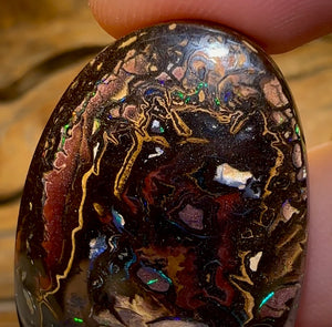 99.5cts - Big Queensland Boulder Tribal Opal Beauty - Opal Whisperers