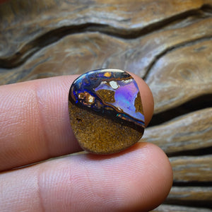 TGIF 10.6cts - Rare Partial Yowah Nut Crystal Centre Opal