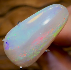 4.2cts - Rare Mintabie Dark Opal. Decades Old ISAACS CUT Landscape Stone - Opal Whisperers