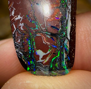 19.2cts - Australian Boulder Opal. Double sided great Tribal Pattern - Opal Whisperers