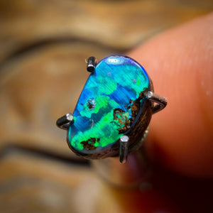 🔨 AUCTION 🔨 0.55cts - Australian Boulder Seam Opal from Queensland