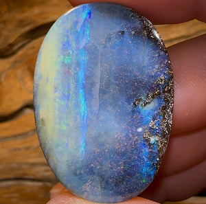 94.5cts - Large Queensland Boulder Seam Opal. Australian Opal - Opal Whisperers
